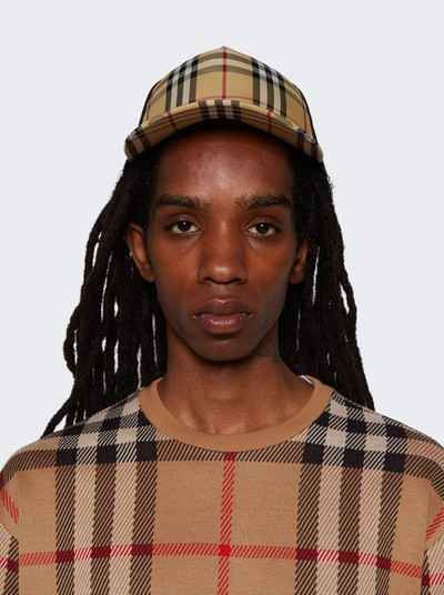 Burberry Check And Mesh Cap Archive Beige outlook