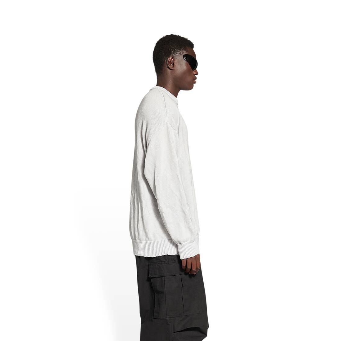 Men's Bb Paris Icon Sweater  in Off White - 3