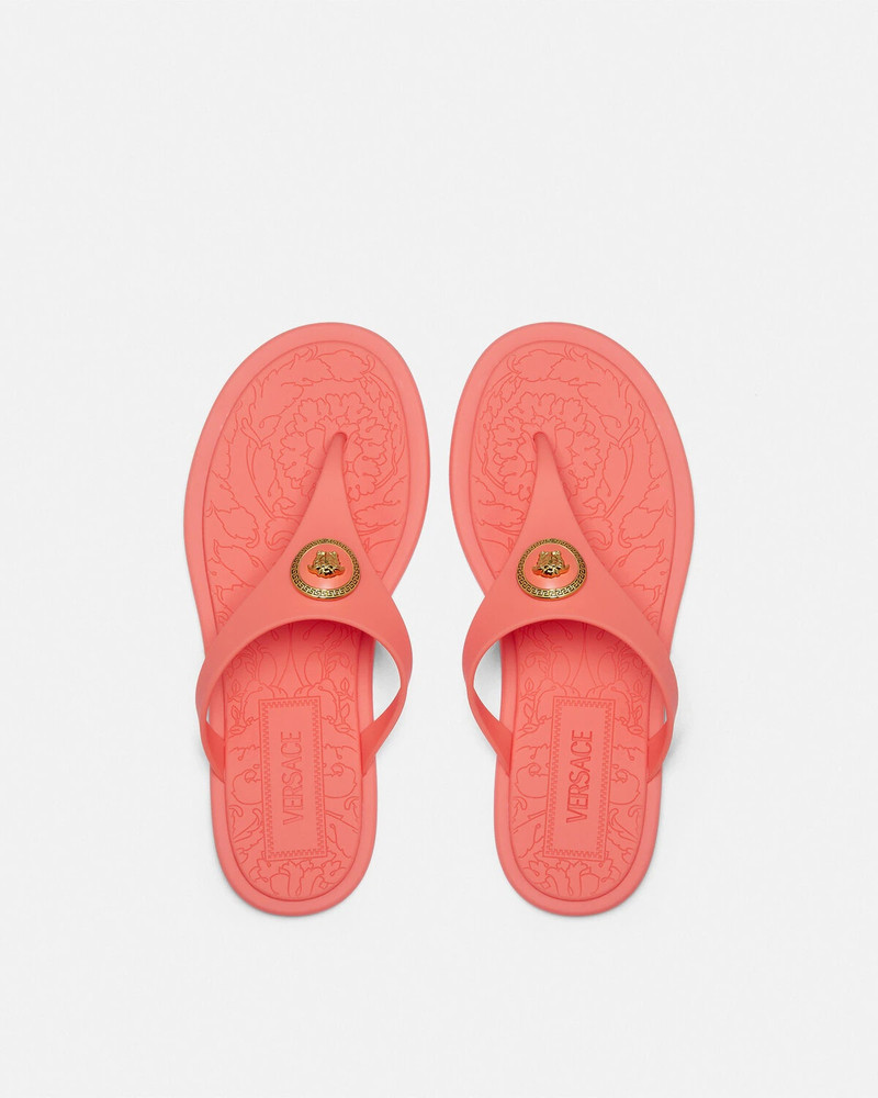 Alia Flat Rubber Sandals 3