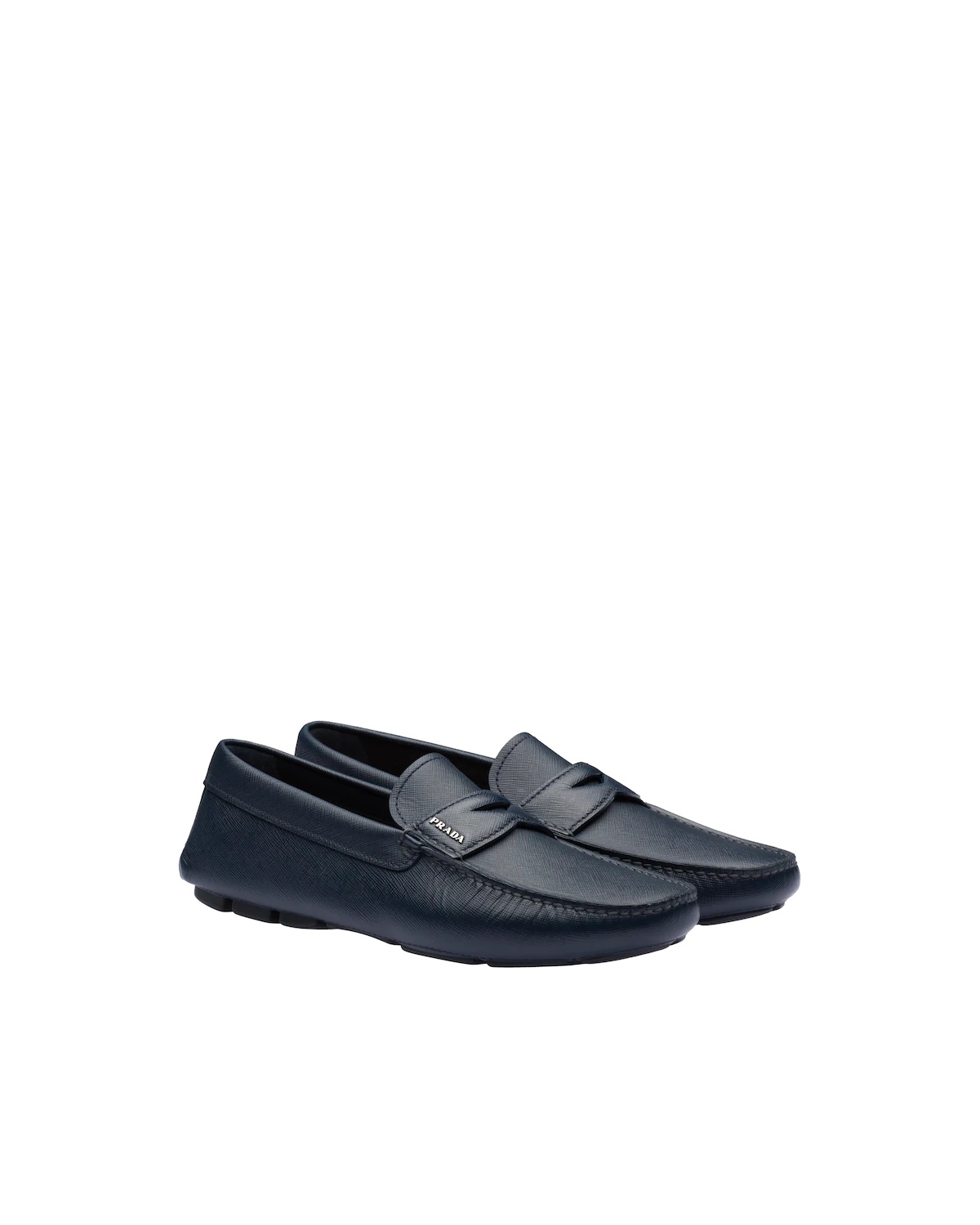 Saffiano leather loafers - 1