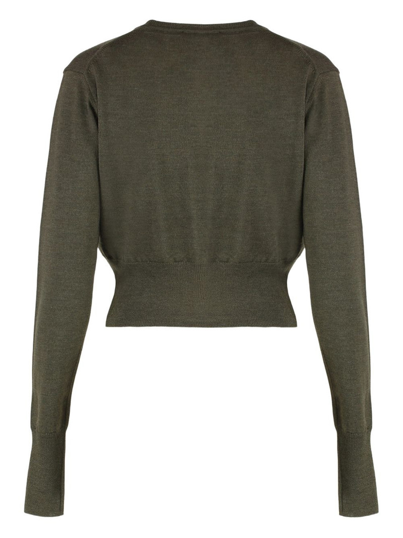 Vivienne Westwood Bea orb logo cardigan outlook