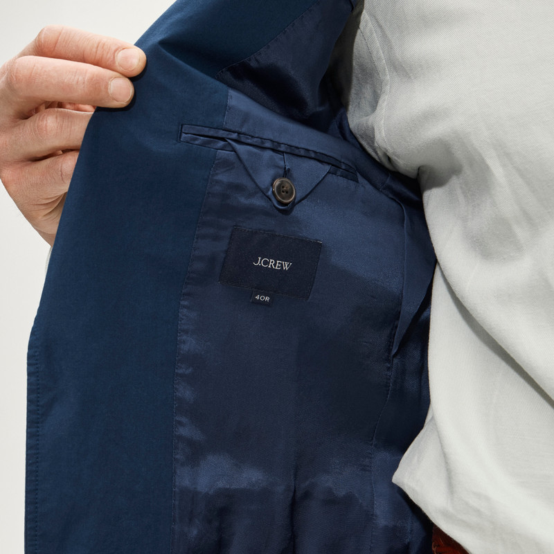 Relaxed-fit suit jacket in cotton poplin 6