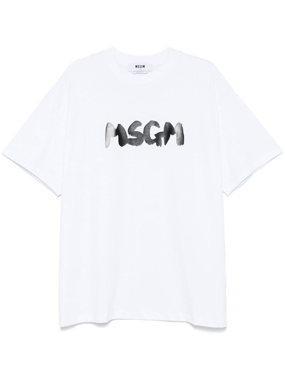 Cotton T-shirt with logo - 1