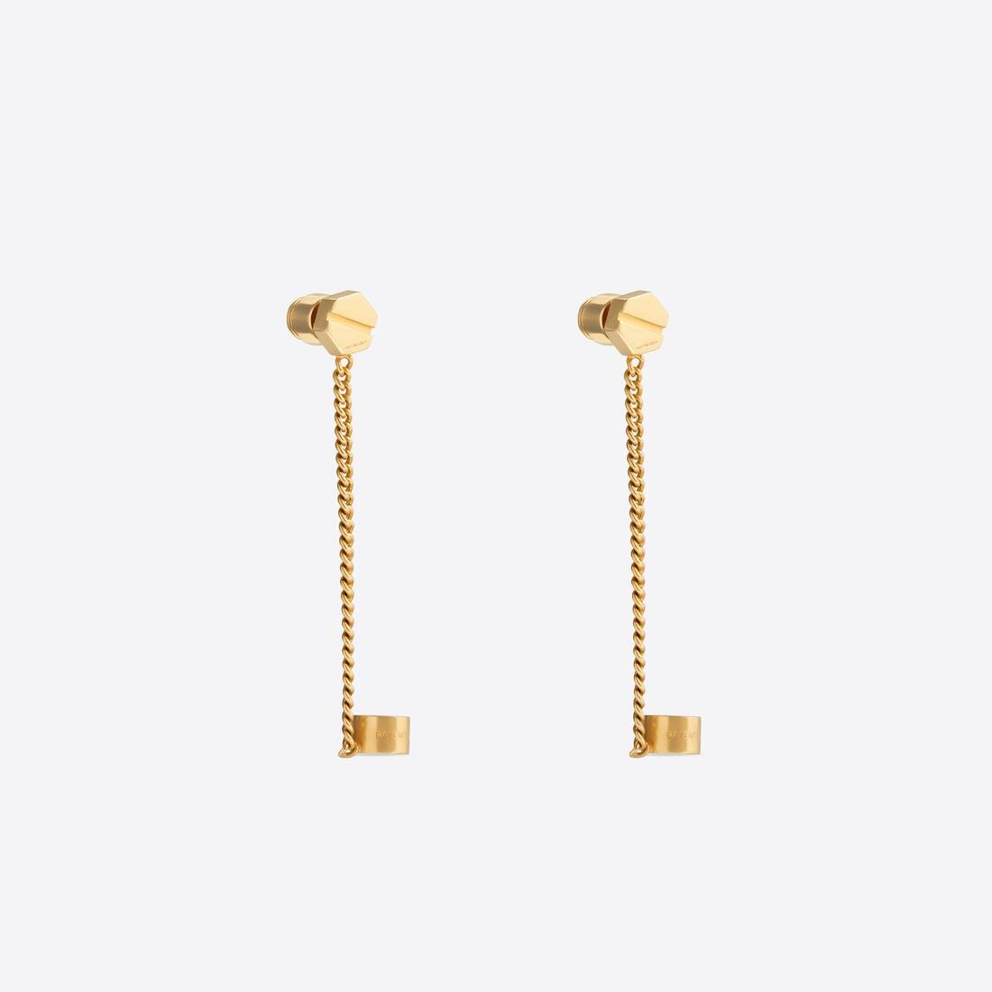 Screw Earrings in Gold - 2