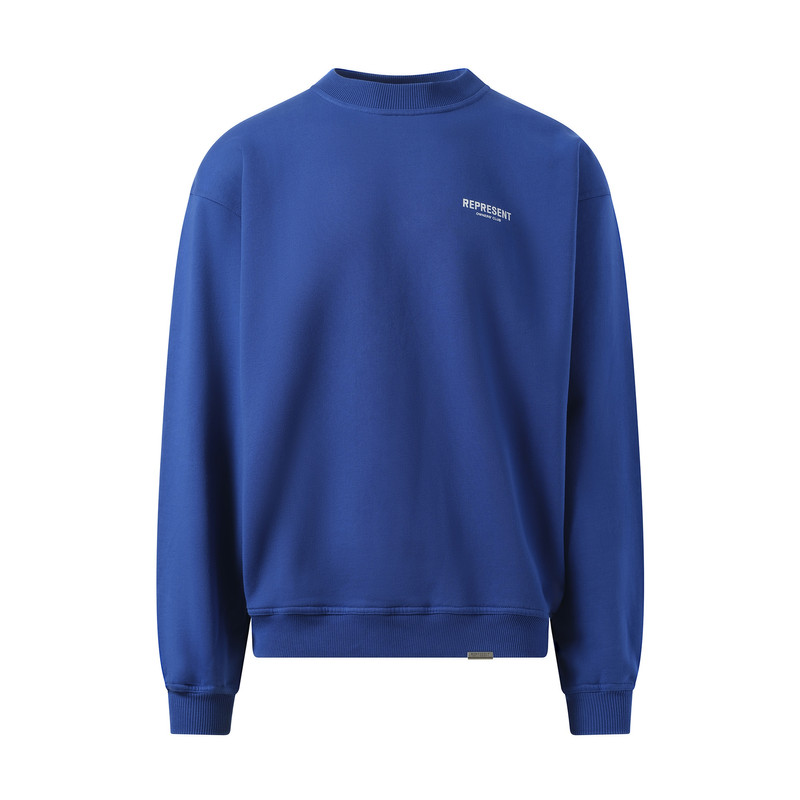 REPRESENT Represent Owners Club Sweater in Cobalt Blue outlook