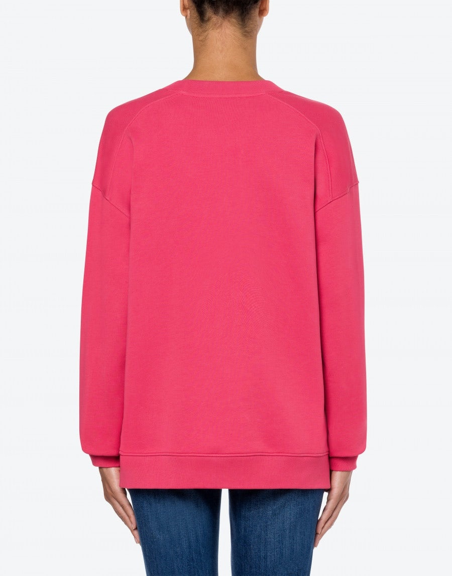 DOUBLE QUESTION MARK ORGANIC COTTON SWEATSHIRT - 3