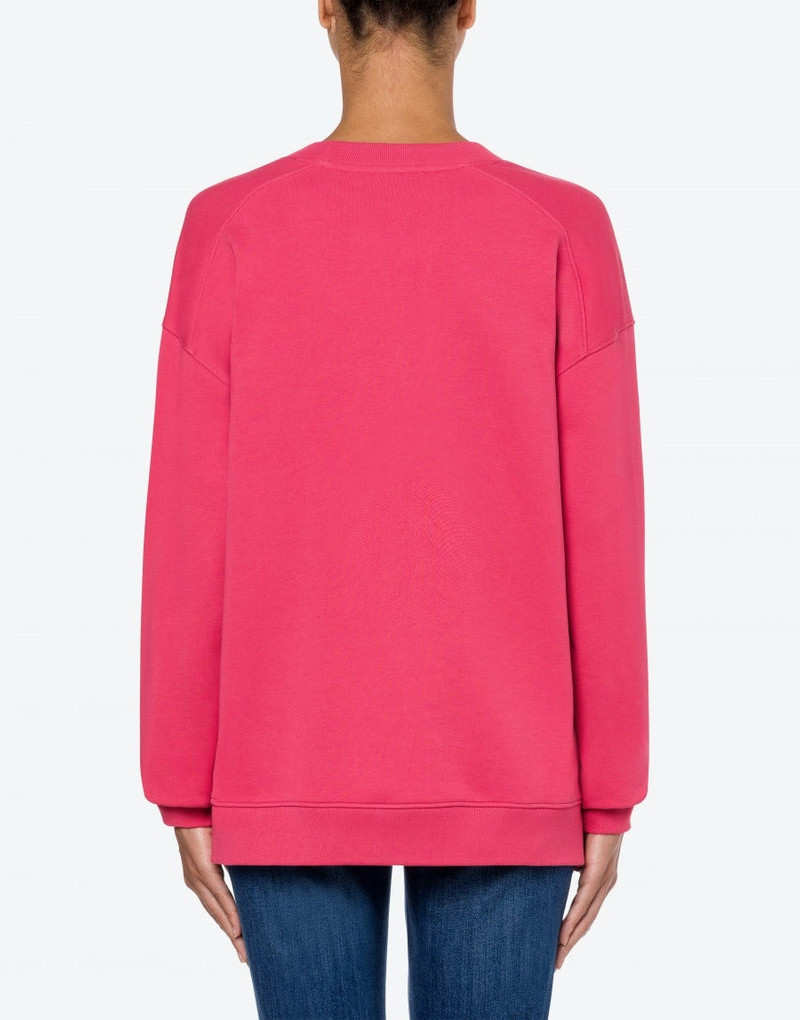 DOUBLE QUESTION MARK ORGANIC COTTON SWEATSHIRT 3