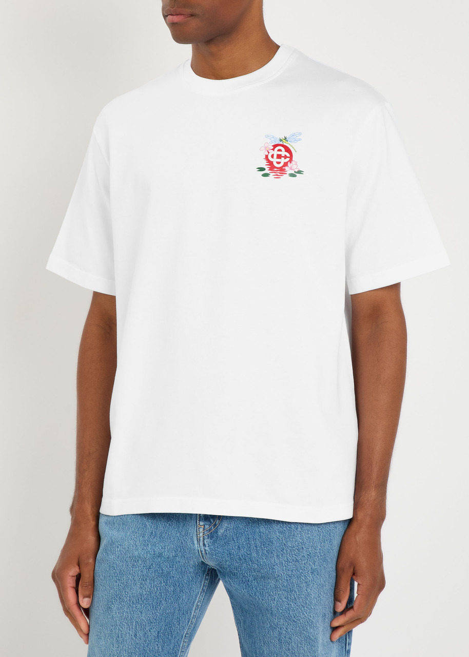 Casablanca Dragonfly Printed Cotton T-shirt - 2
