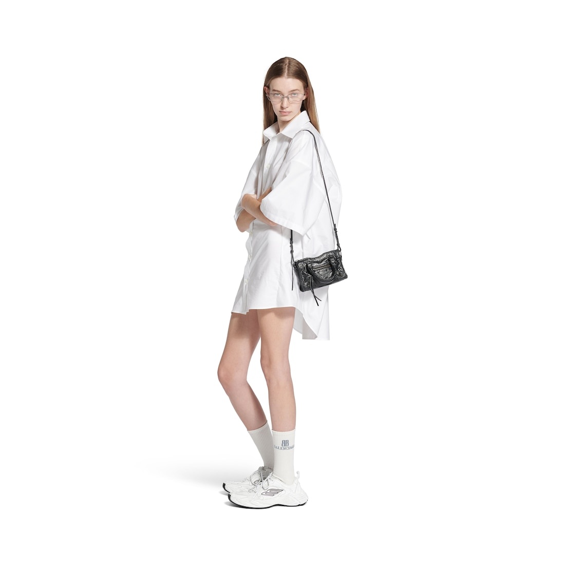 Women's Le City Bag Nano  in Black - 7