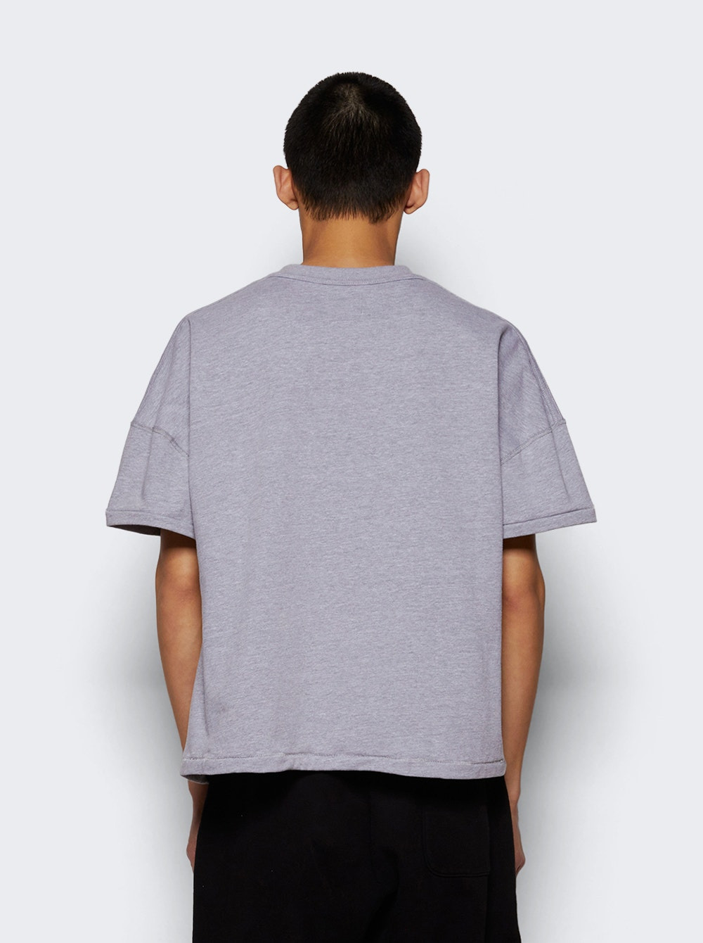 Classique Reverse Tee Heather Grey - 4