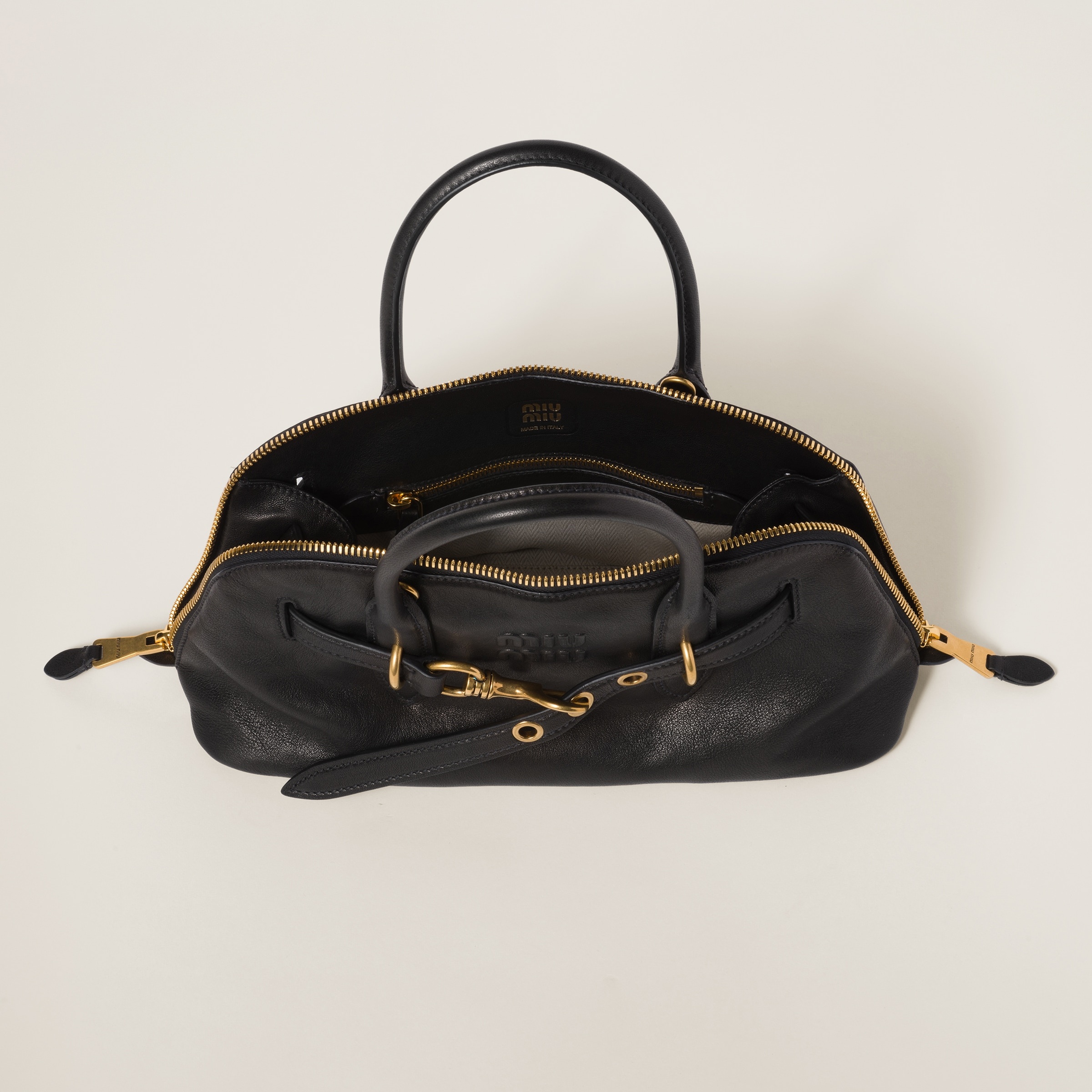 Aventure nappa leather top-handle bag - 6