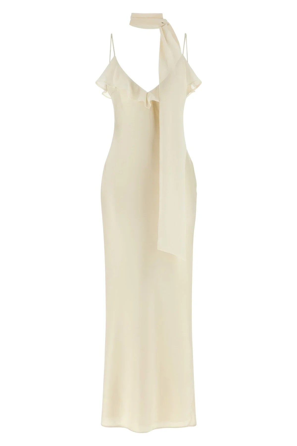 Slip Dress With Scarf - 1