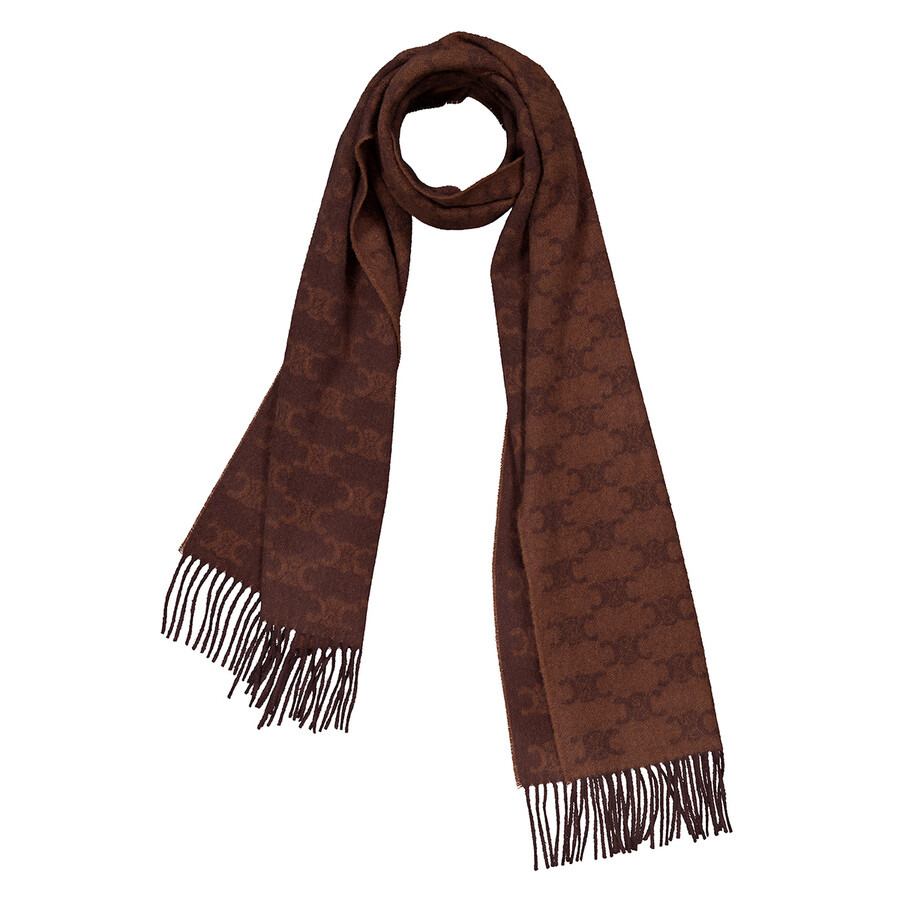 Celine Scarf With Fringe Edges - 6