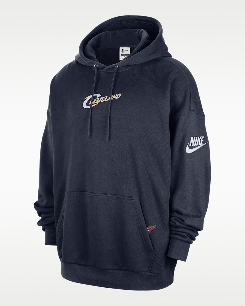 Cleveland Cavaliers 2025/26 Hardwood Classics Men's Nike Club NBA Premium Pull-Over Hoodie 1