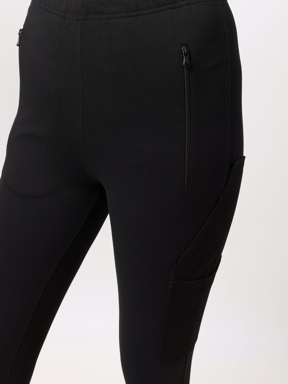 multi-pocket slip-on leggings - 5