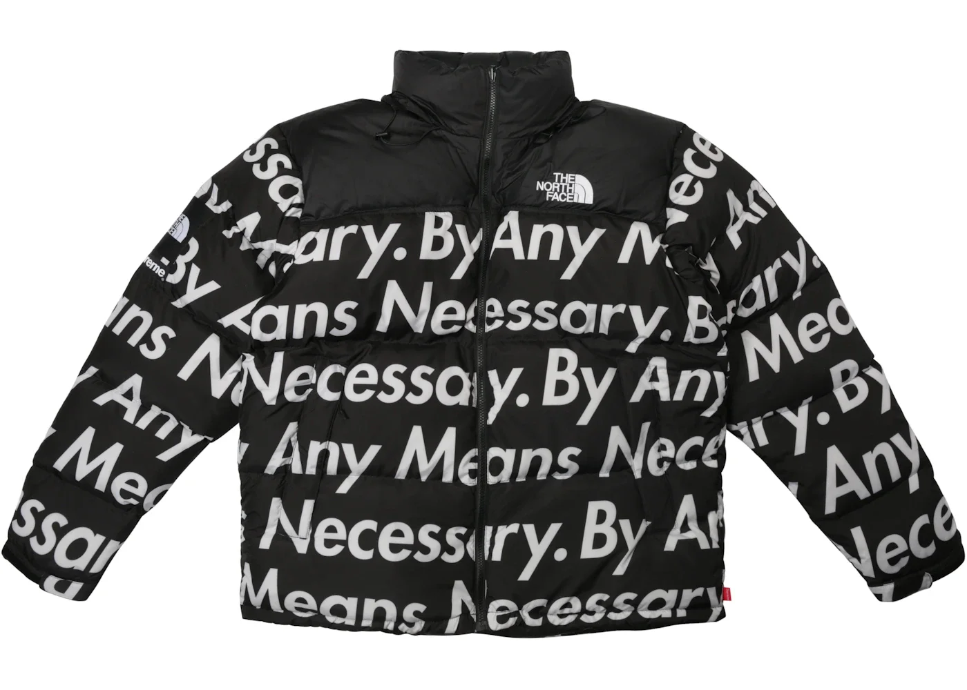 Supreme The North Face By Any Means Nuptse Jacket Black - 1