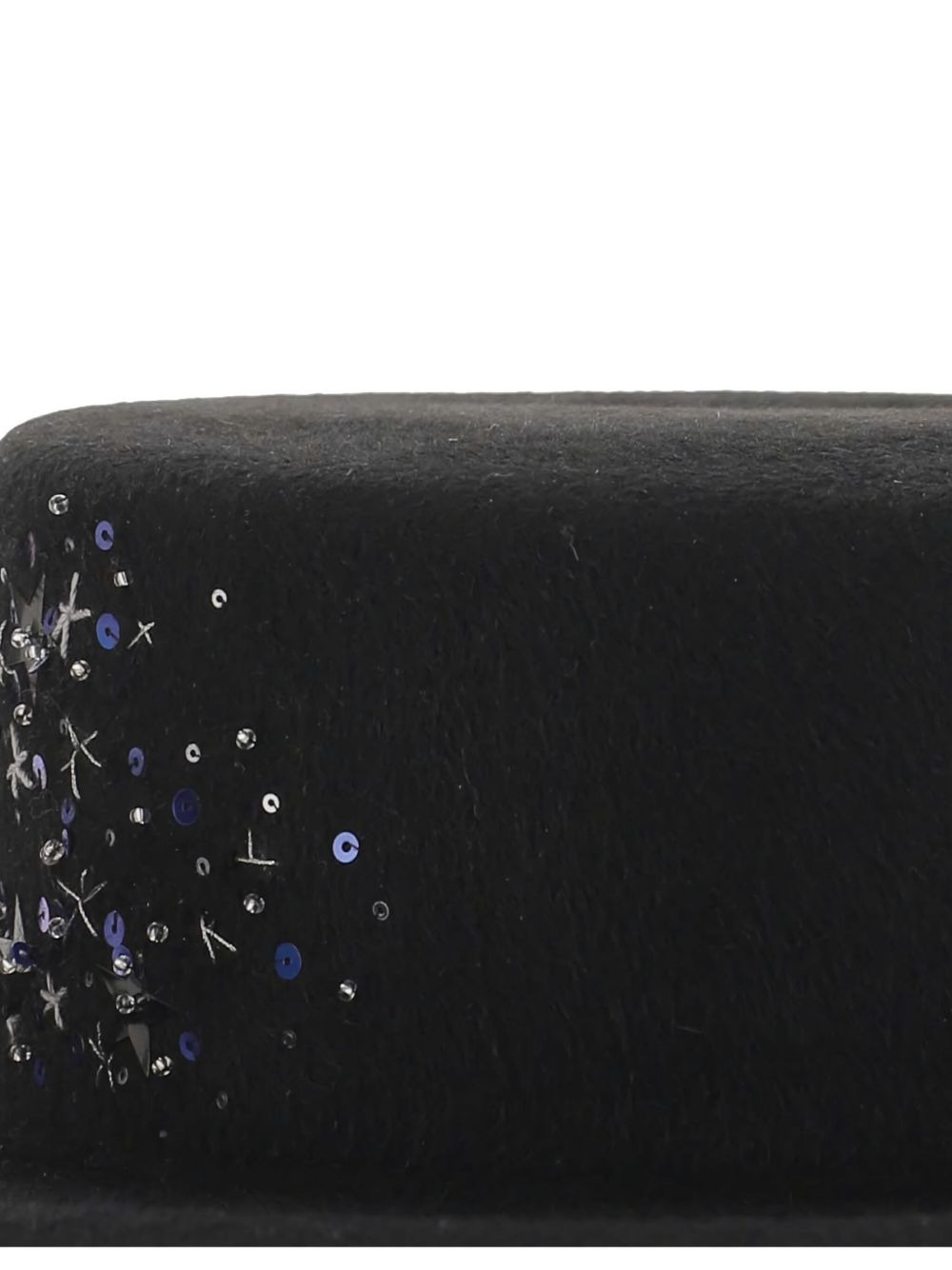 wide-brim sequin-embellished hat - 4