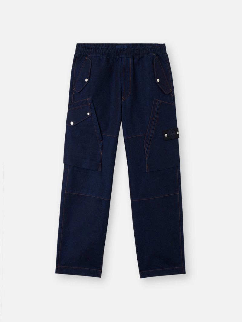 3100045 INDIGO POLYPROPYLENE DENIM LIGHT-RINSED 1