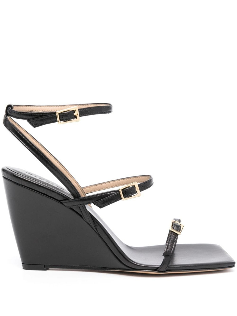 95mm wedge leather sandals 1