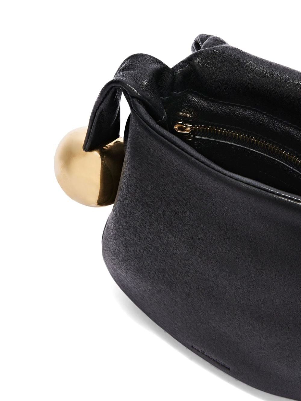 ball top handle leather mini bag - 4