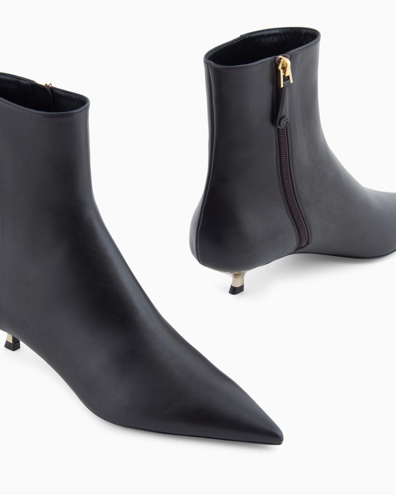 CALFSKIN ANKLE BOOTS - 4