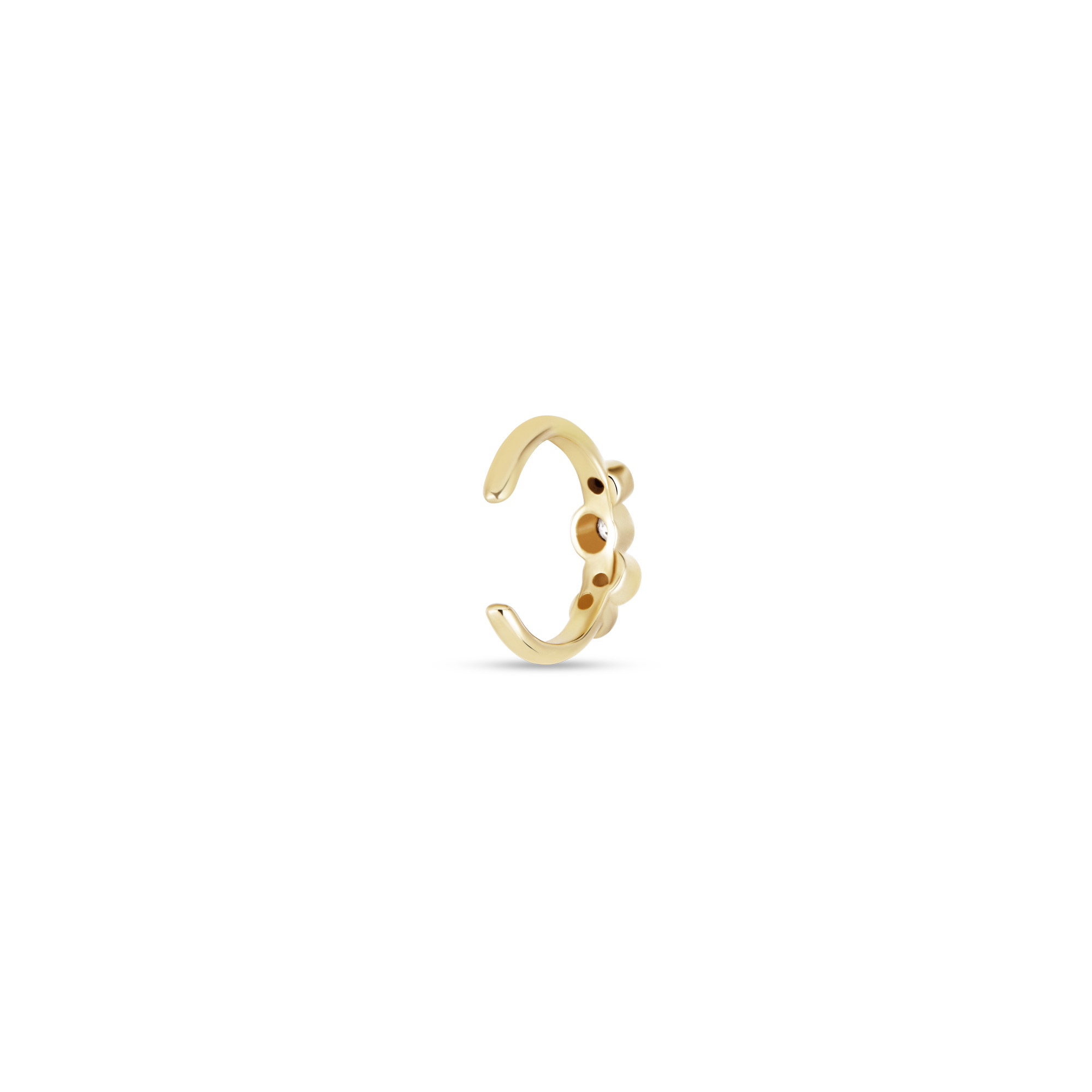 LAB-Created Diamond Bubble Up Ear Cuff - 5
