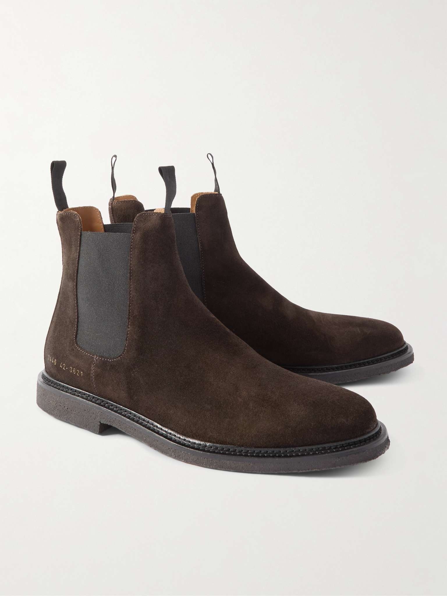 Waxed-Suede Chelsea Boots - 4