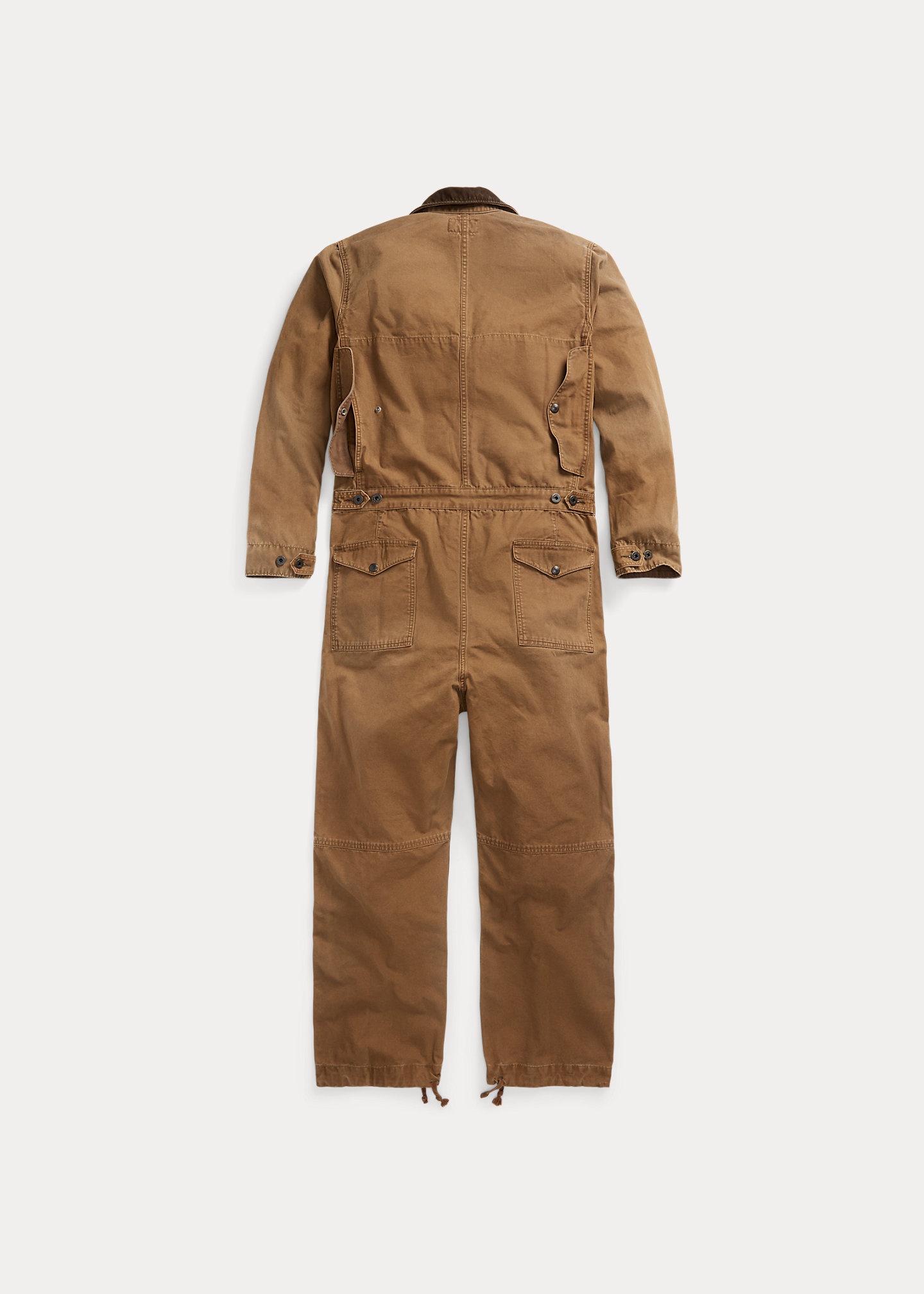 Moleskin-Collar Canvas Coverall - 2