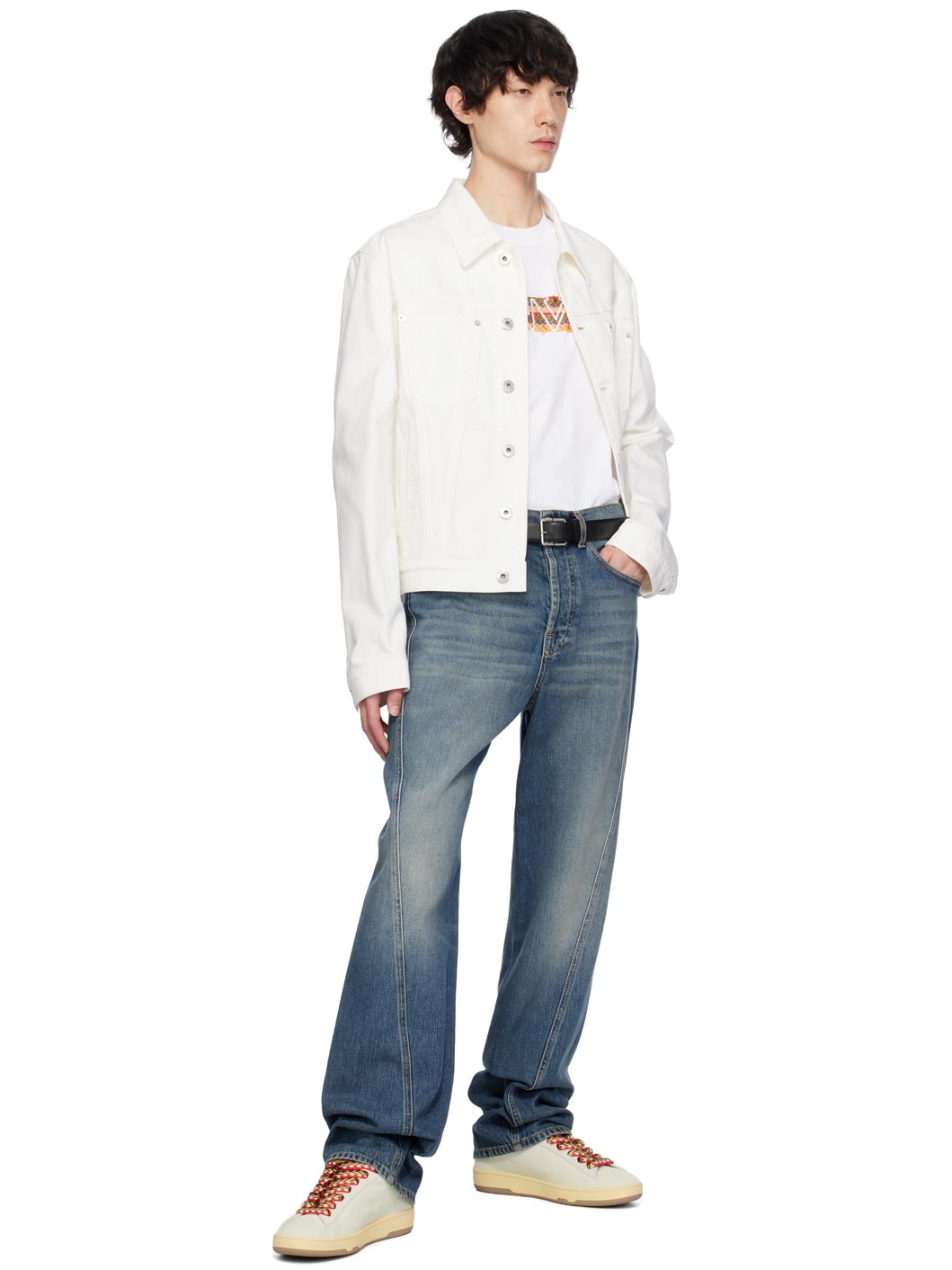 Blue Twisted Jeans - 5