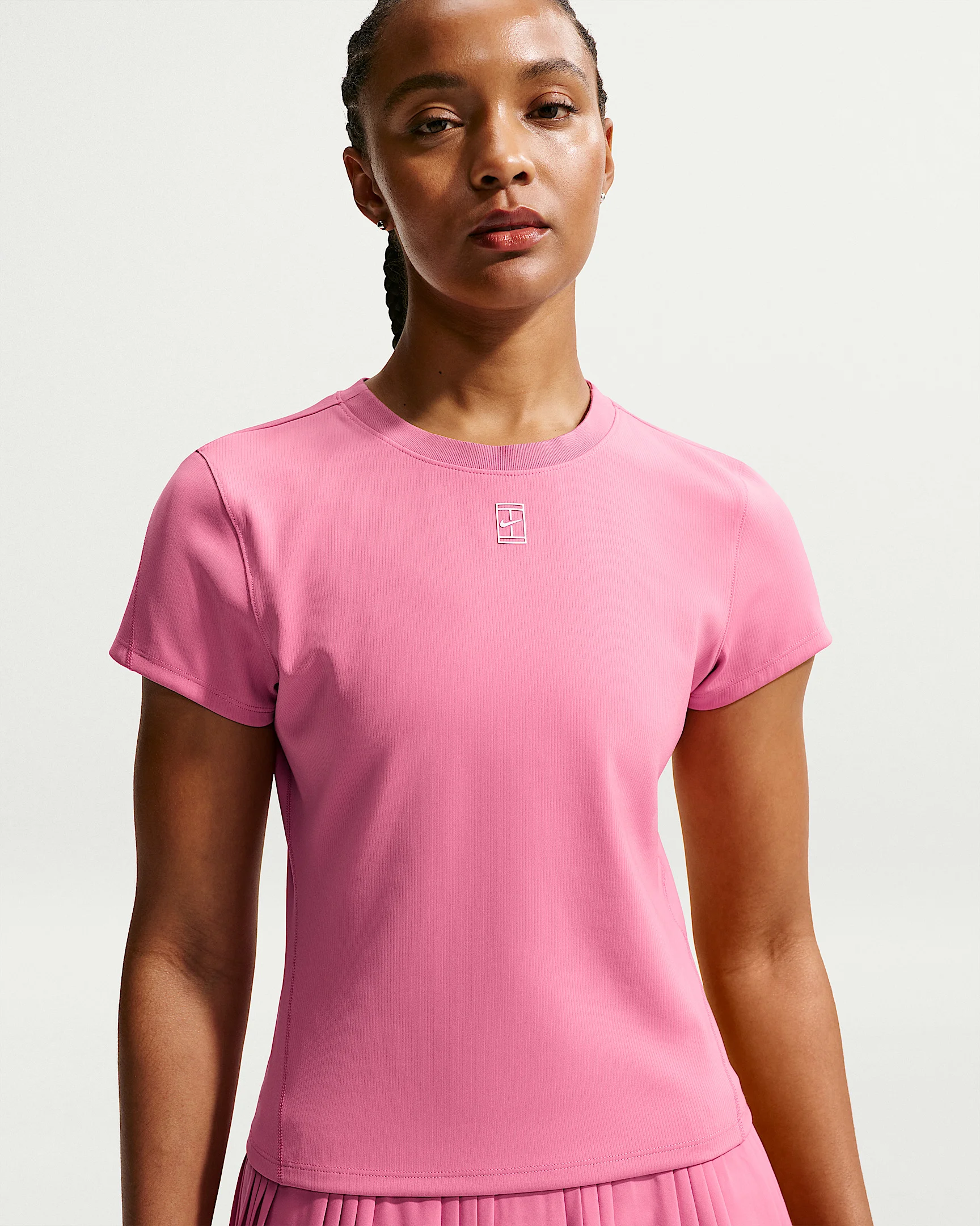 NikeCourt Advantage Women's Dri-FIT Short-Sleeve Tennis Top - 1