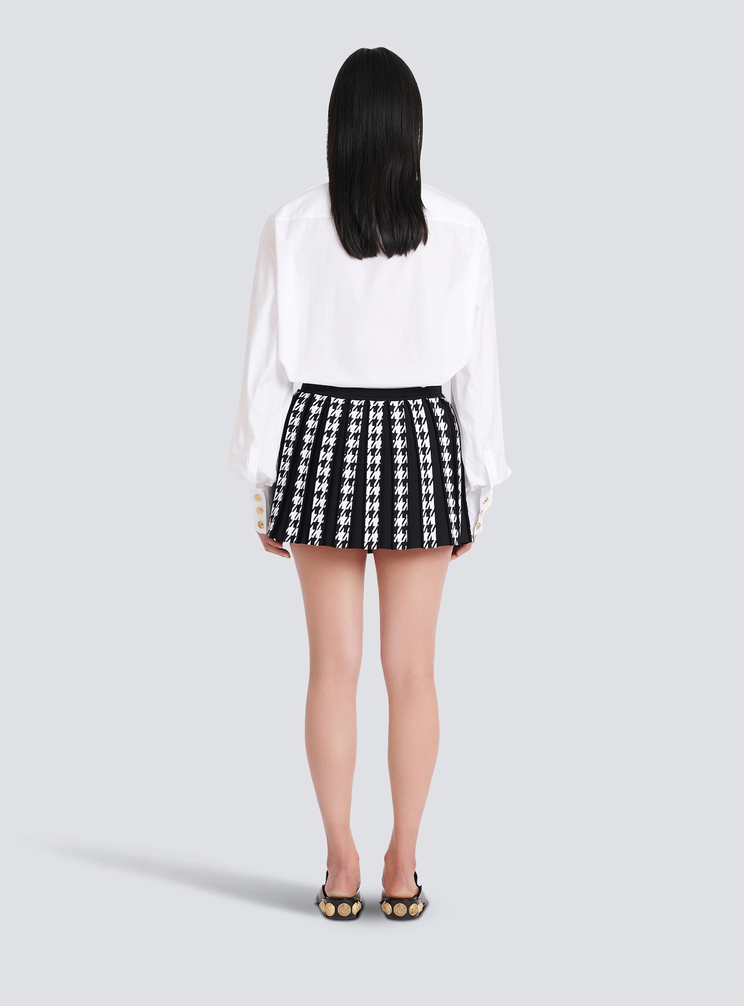 Short knit skirt - 4
