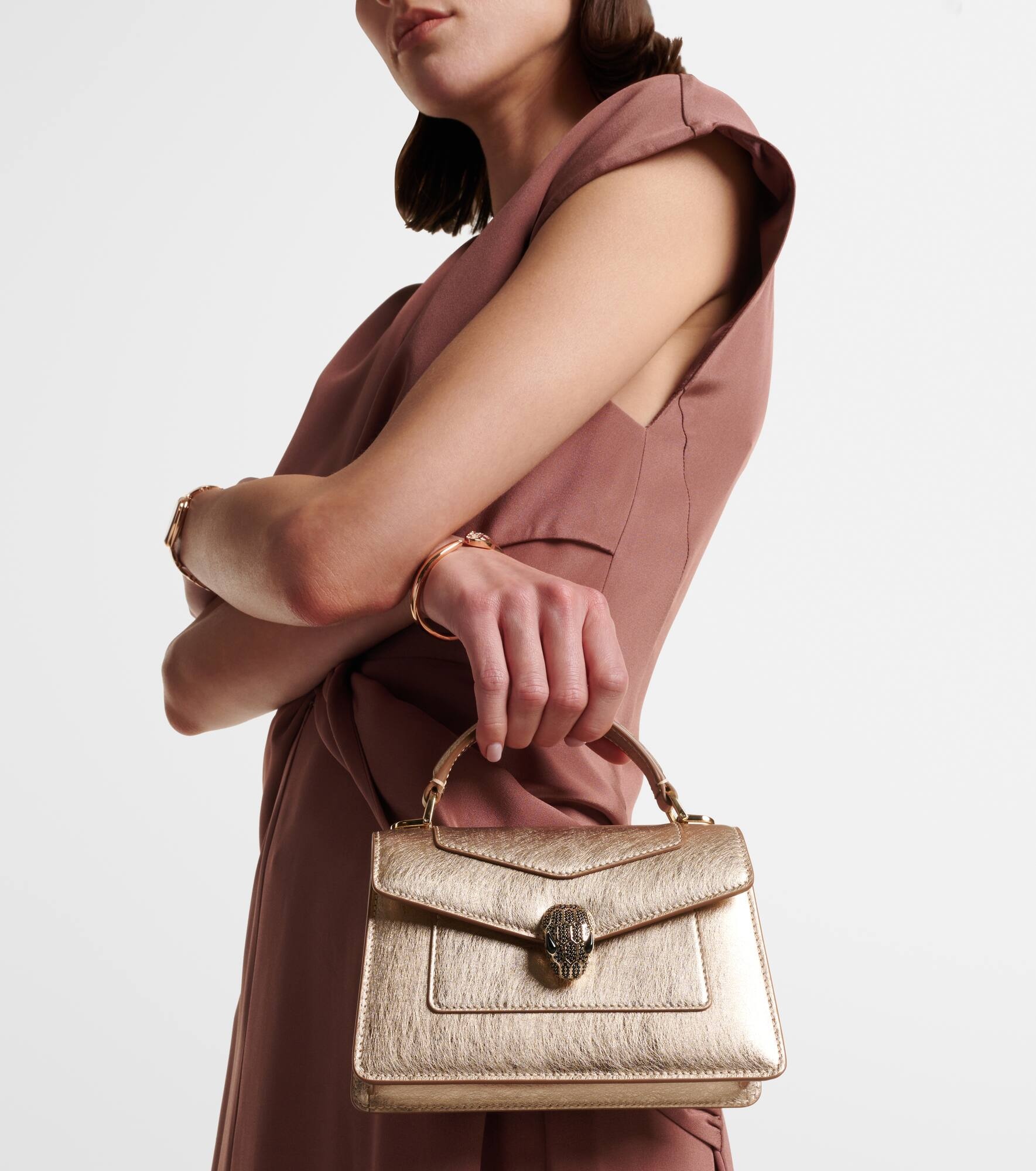 Serpenti Forever Mini leather tote bag - 2