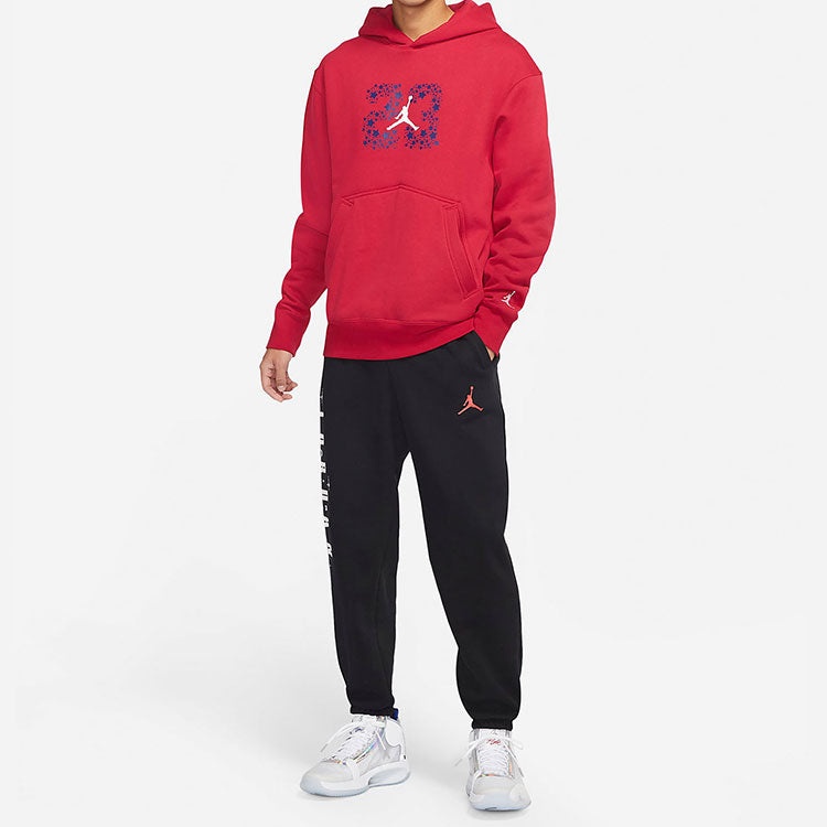 Men's Air Jordan Sport Fleece Knit Pullover Hooded Sports Mystery DJ0220-652 - 3