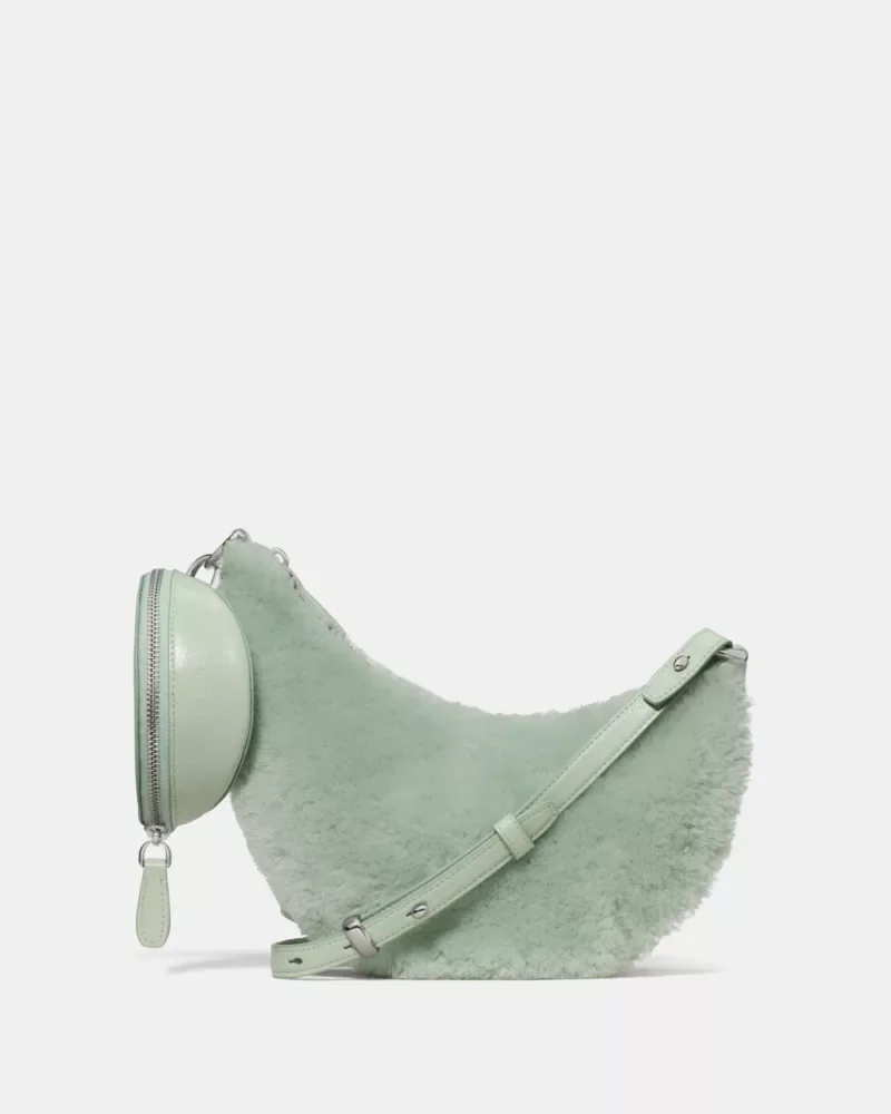 Duo Shearling Crossbody Bag - 1