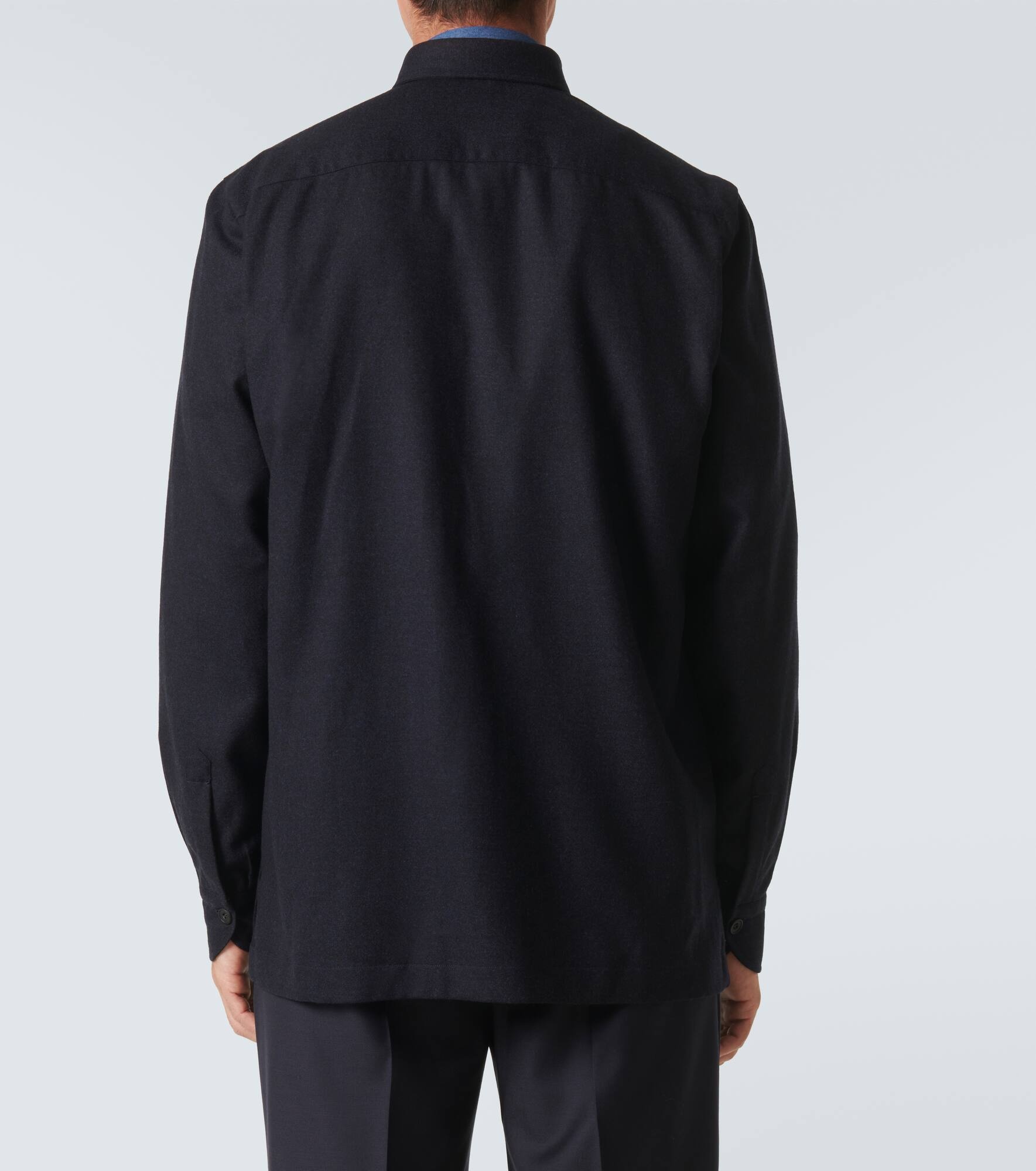 Wool overshirt - 4