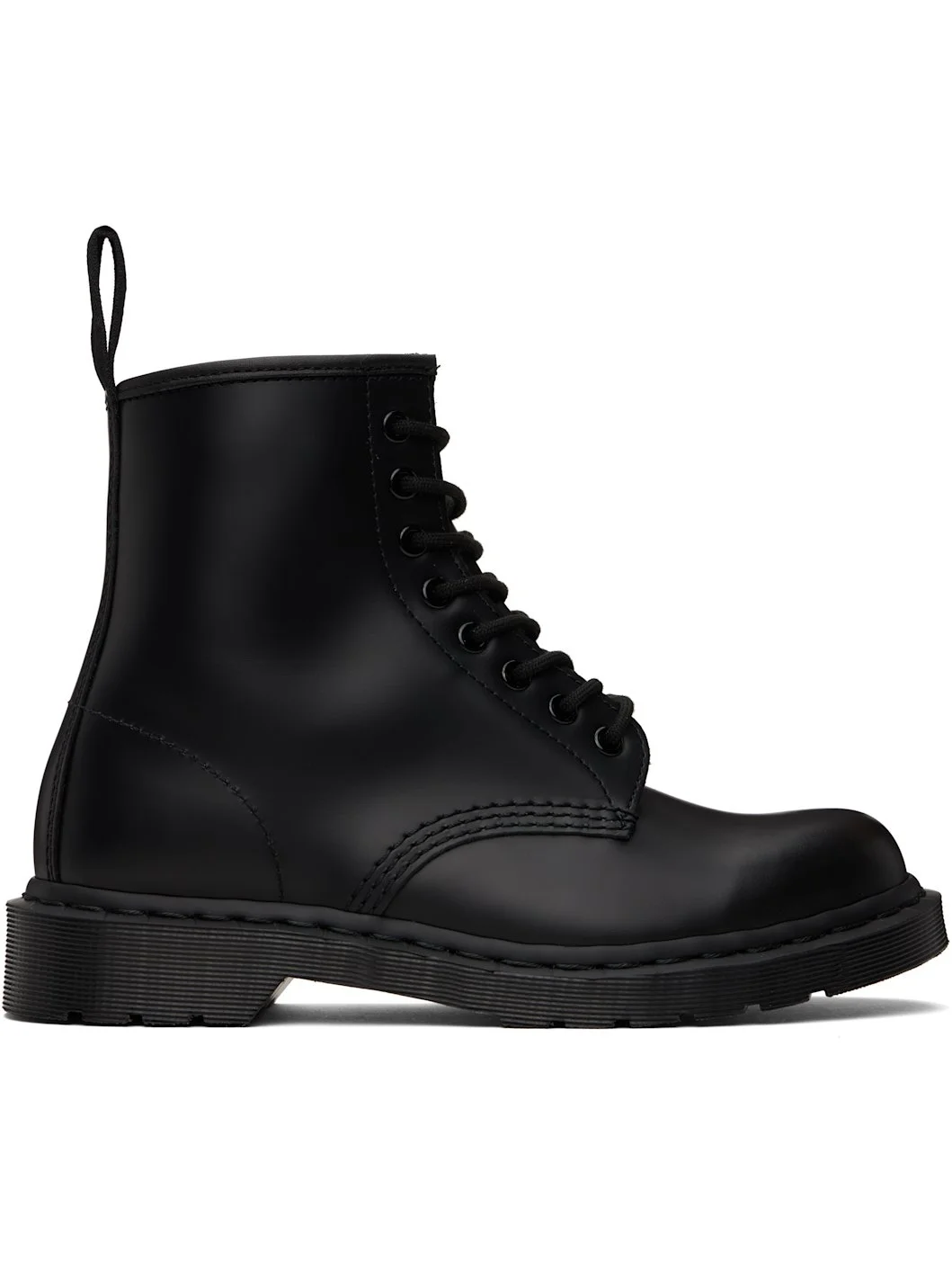 Black 1460 Mono Smooth Leather Boots - 1