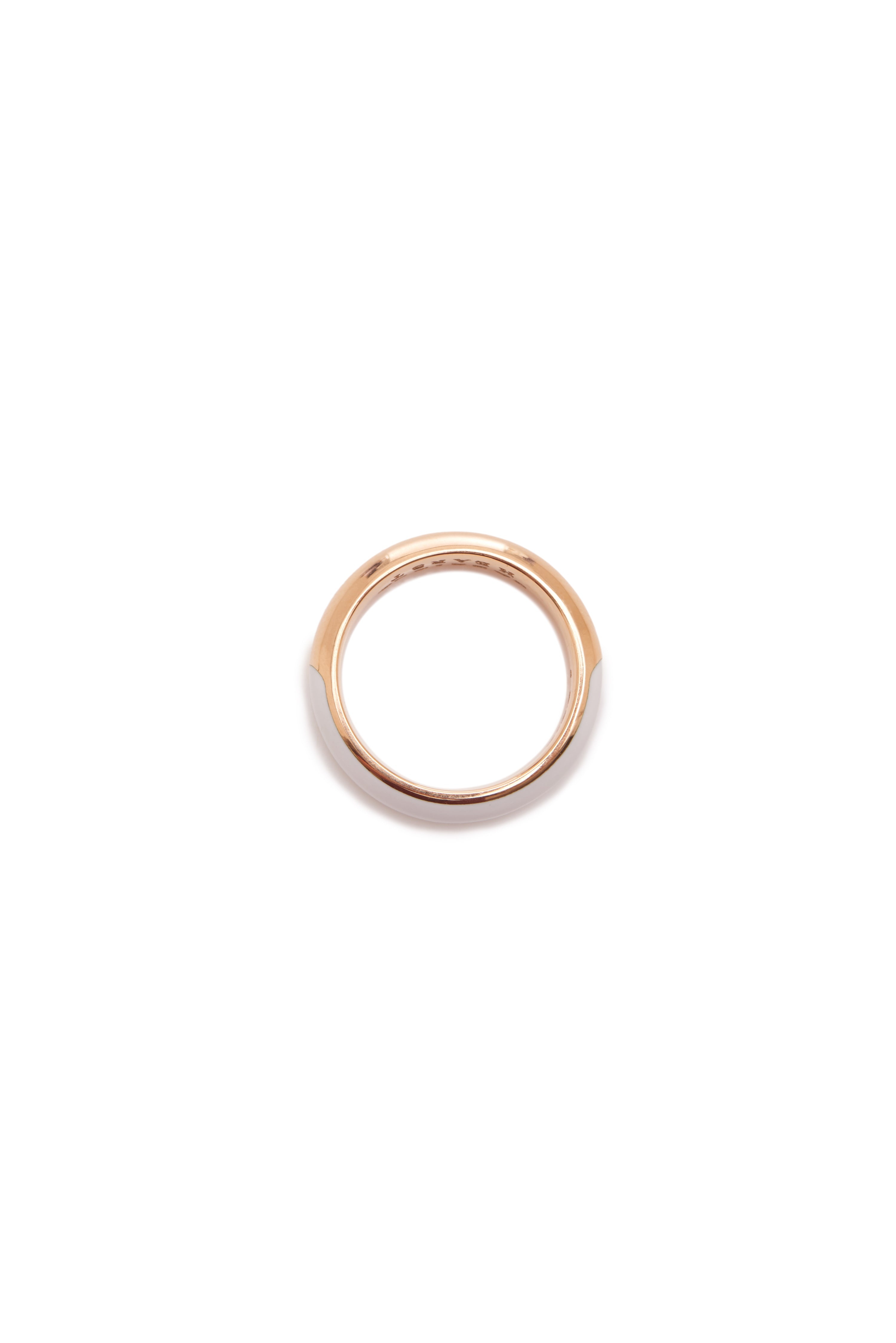 Vitreous Enamel and 18kt Gold Ring - 4