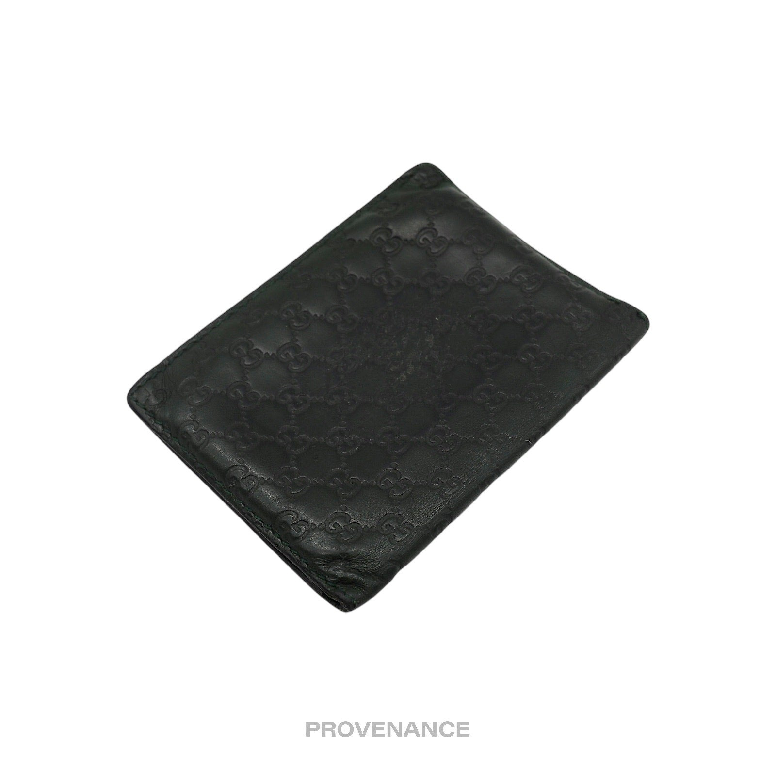 Gucci Pocket Organizer ID Wallet - Green MicroGuccissima - 4