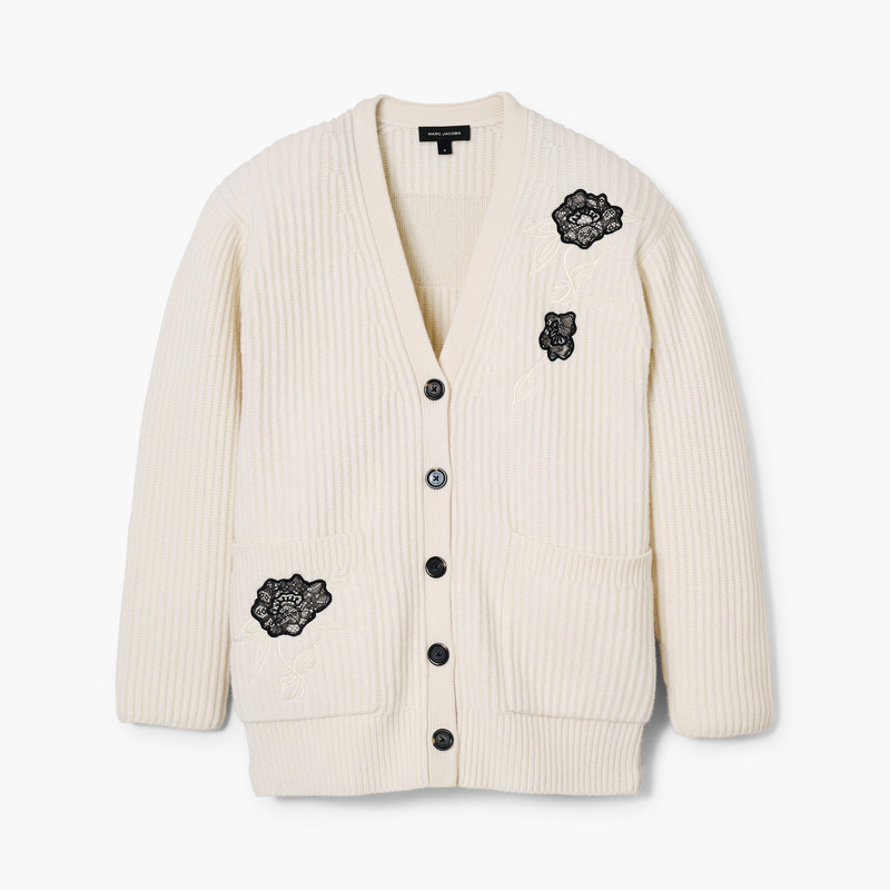 Marc Jacobs THE LACE APPLIQUE CARDIGAN outlook