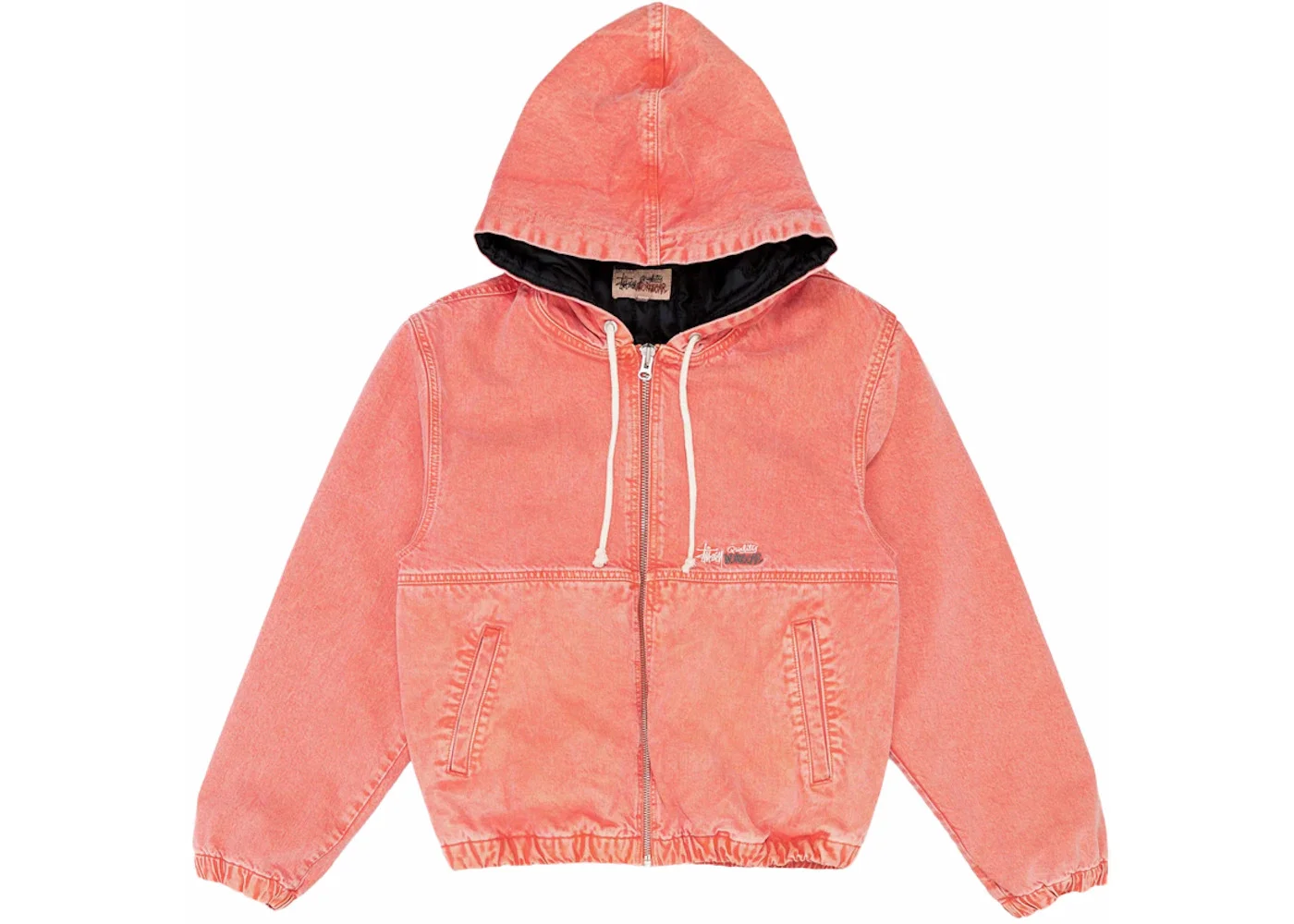 Stussy Double Dye Work Jacket Faded Red - 1
