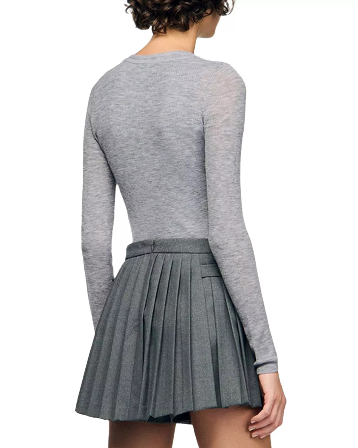 Pleated Mini Skirt - 3