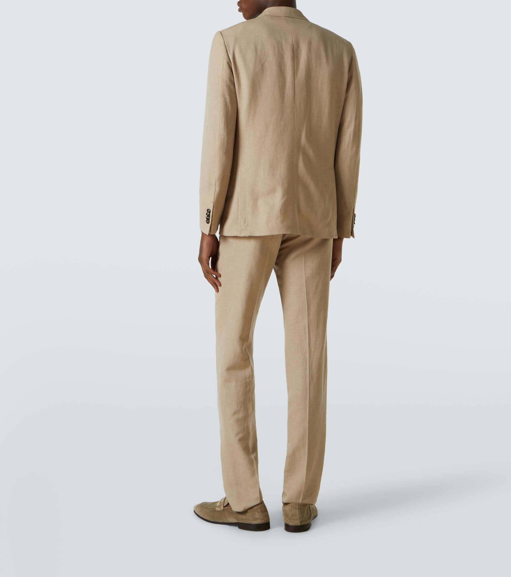 Trofeo wool and linen suit - 3