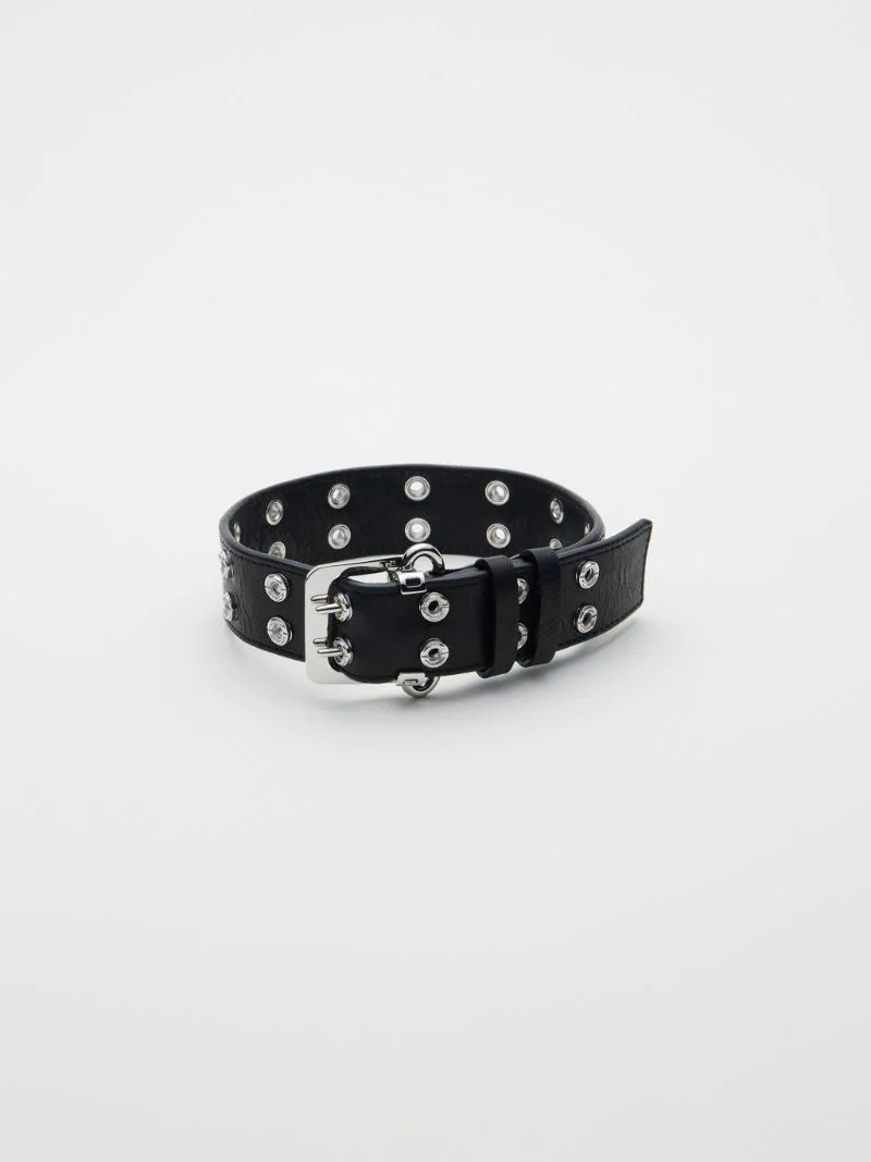 GROMMET LEATHER CHOKER 1