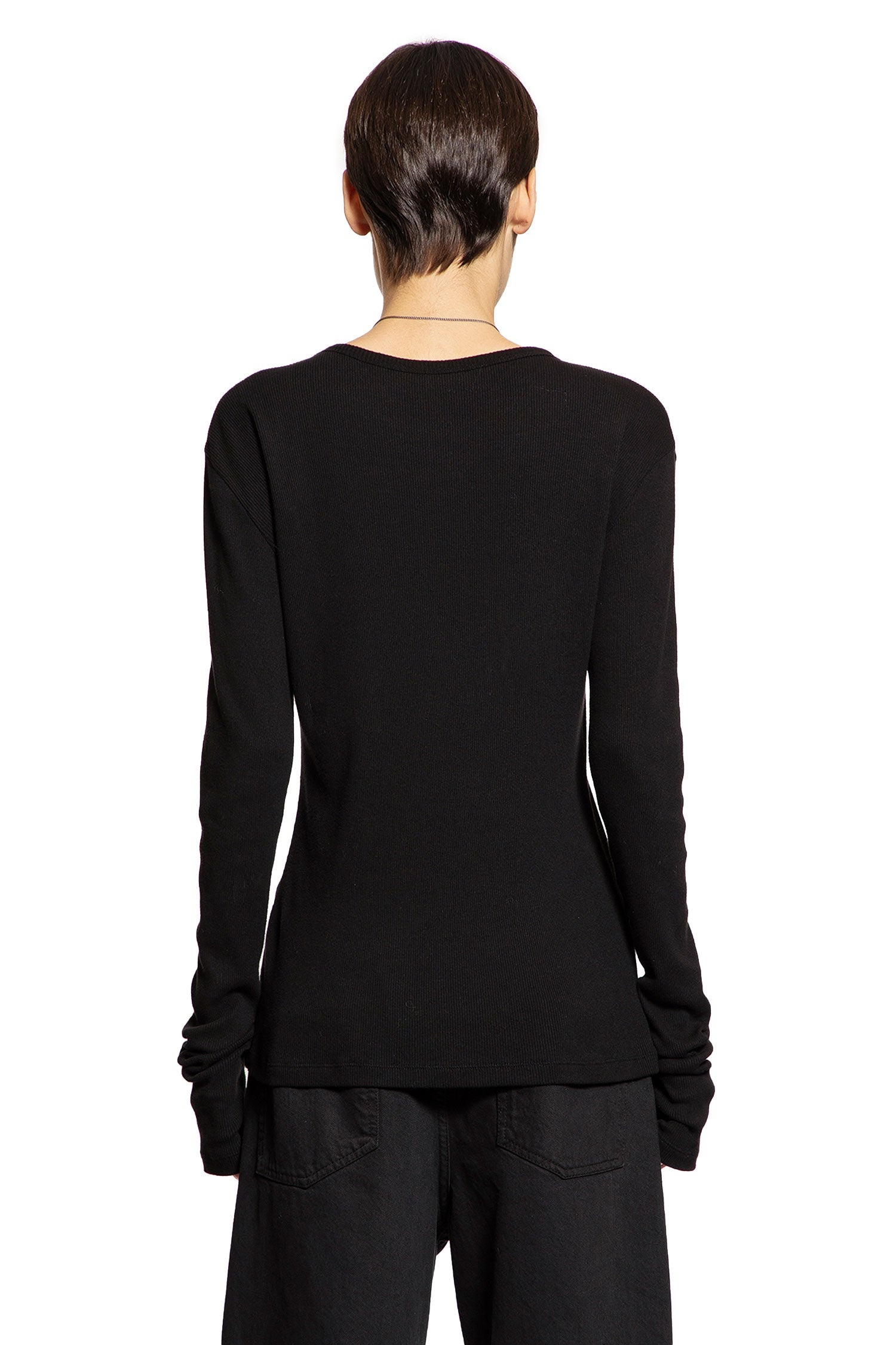 Fiene-Long-Sleeve-T-Shirt-In-Cotton-Rib-Jersey - 3
