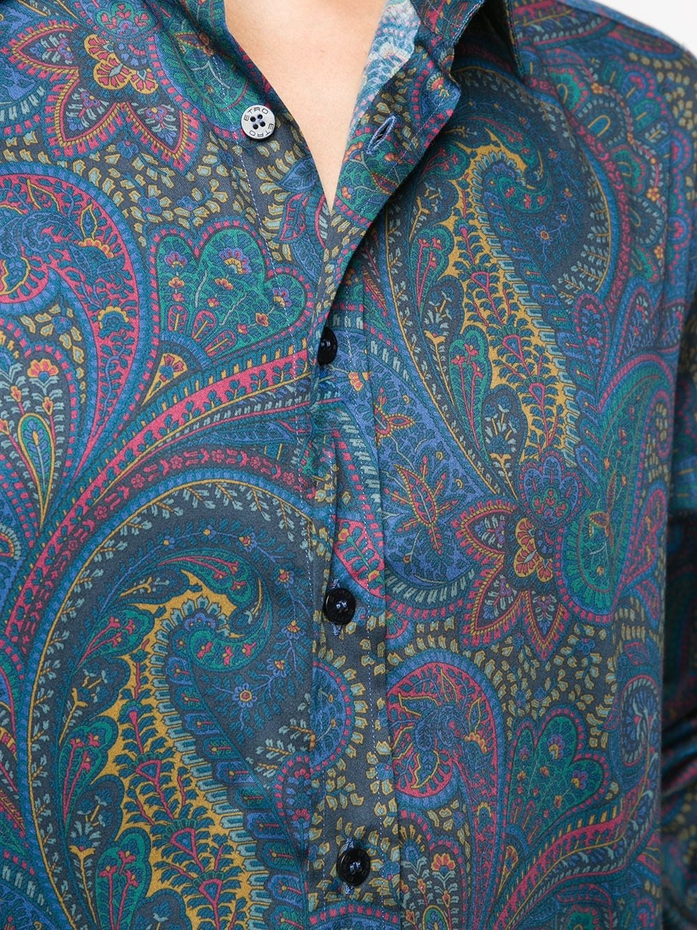 paisley print shirt - 5