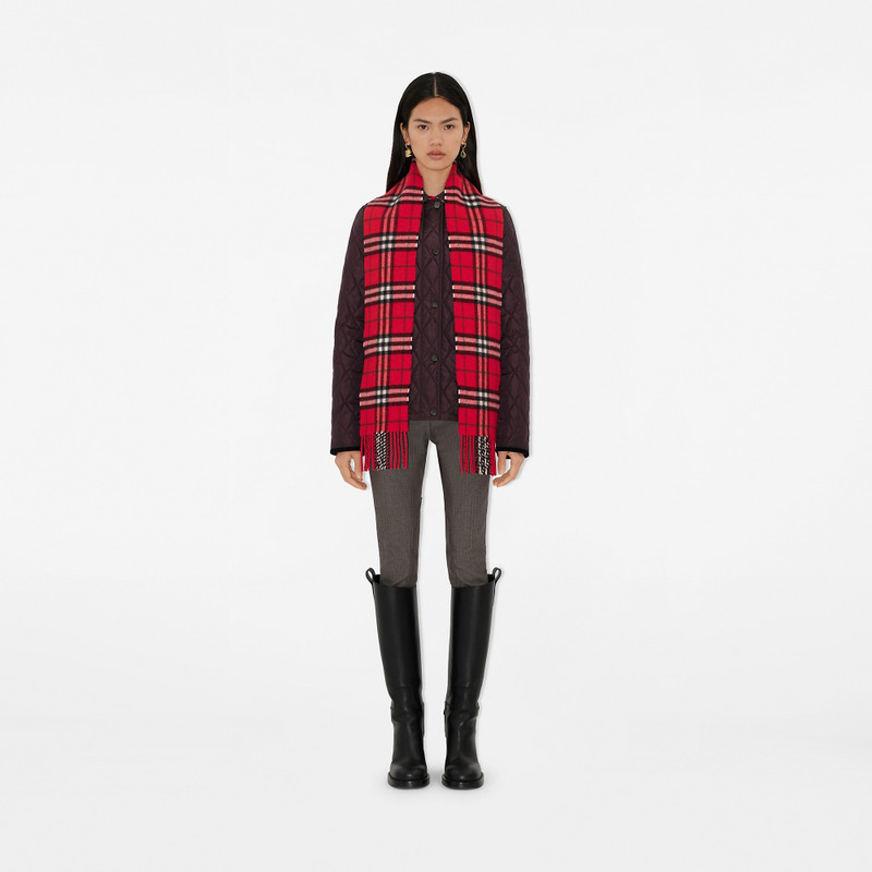 Burberry Narrow Check Cashmere Scarf outlook