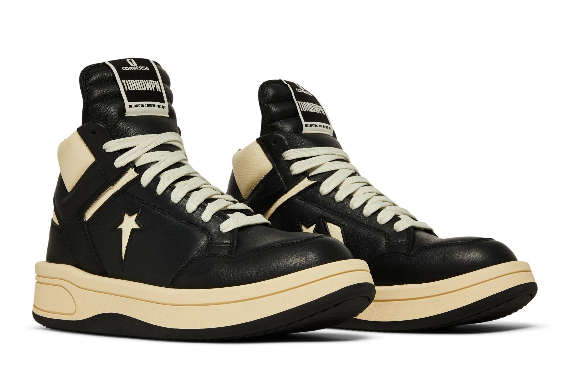 Rick Owens x TURBOWPN Mid 'Black Cloud Cream' - 8