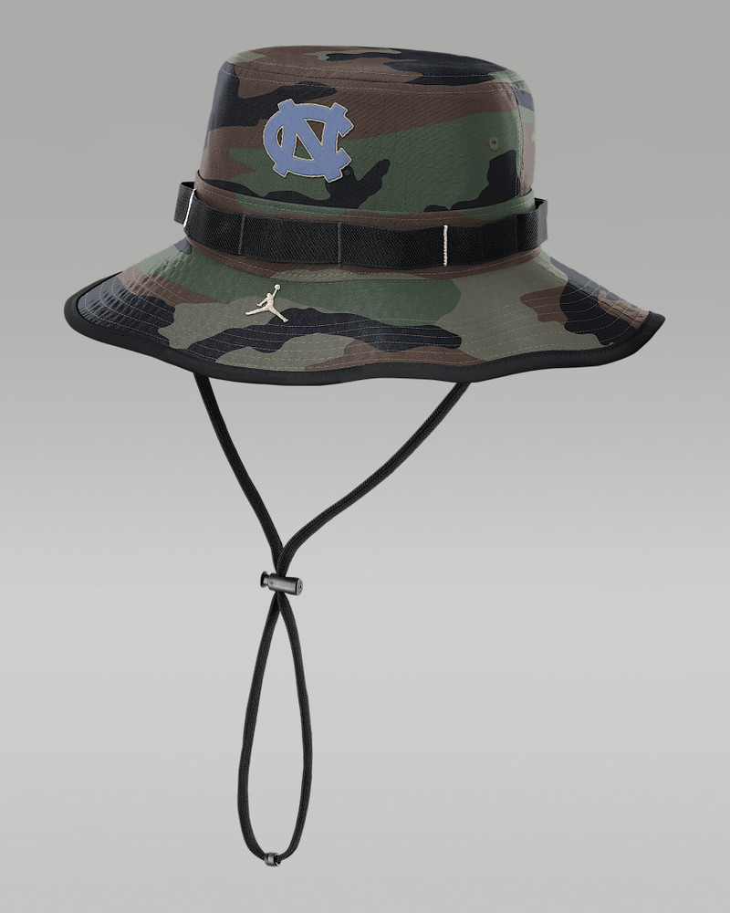 North Carolina 2025 Military Appreciation Boonie Men's Jordan Brand Dri-FIT College Bucket Hat 1