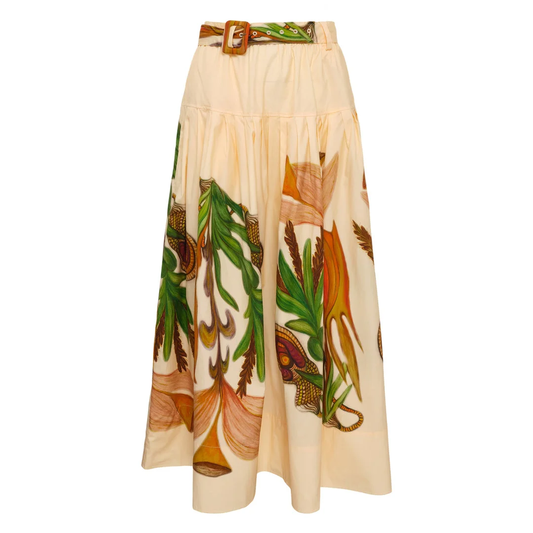 Filagree Midi Skirt - 1