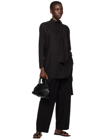 Y's Black Bellows Pocket Trousers outlook